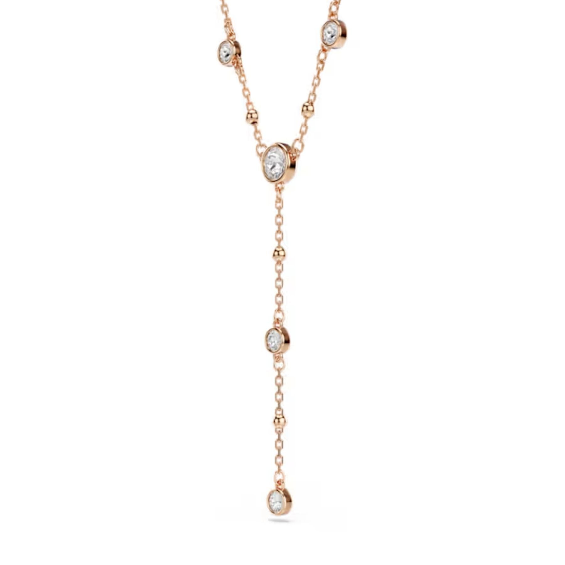 Swarovski Imber Y kaulakoru, rosekullattu, kirkkaat kristallit, 5763813