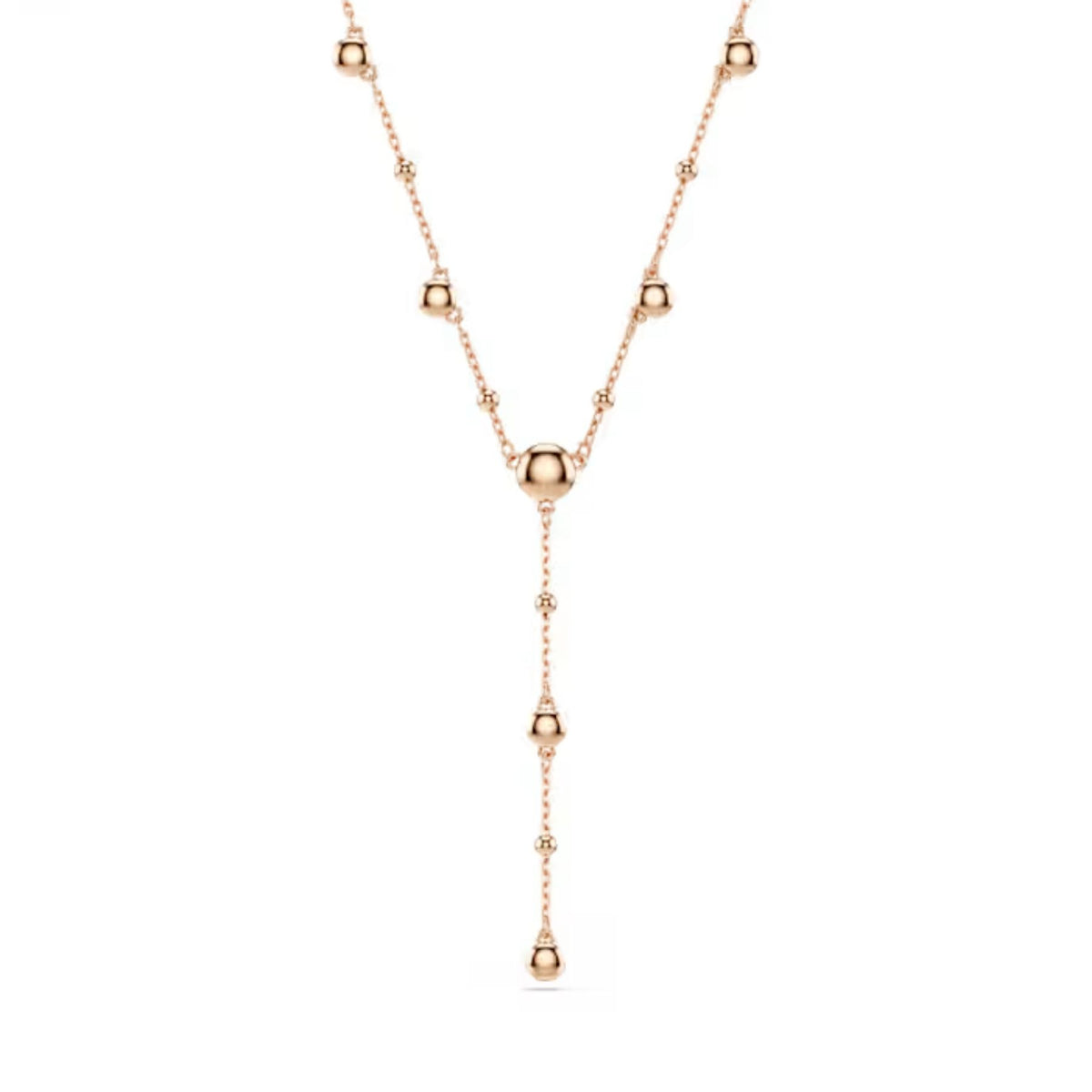 Swarovski Imber Y kaulakoru, rosekullattu, kirkkaat kristallit, 5763813