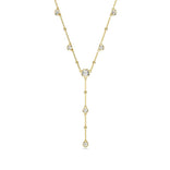 Swarovski Imber Y kaulakoru, keltakullattu ja kirkkaat kristallit, 5684510