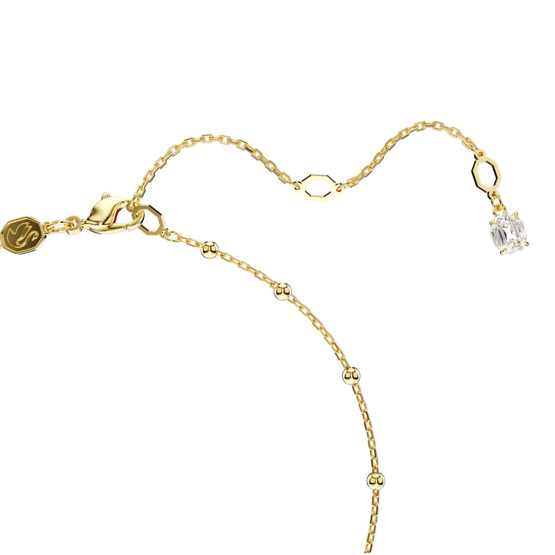 Swarovski Imber Y kaulakoru, keltakullattu ja kirkkaat kristallit, 5684510