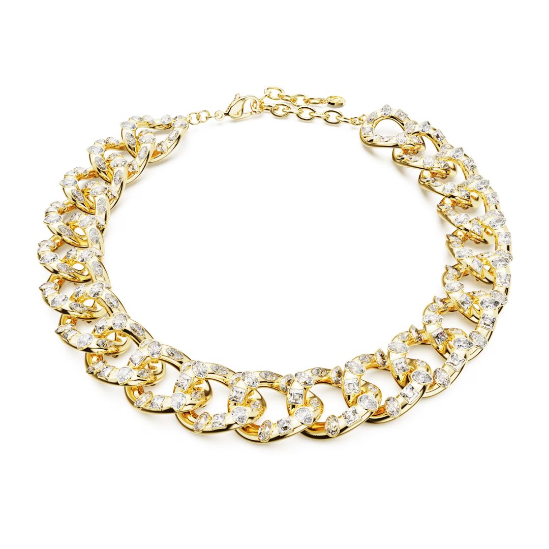 Swarovski Imber kaulakoru, keltakullanväri ja kirkkaat kristallit, 5663257