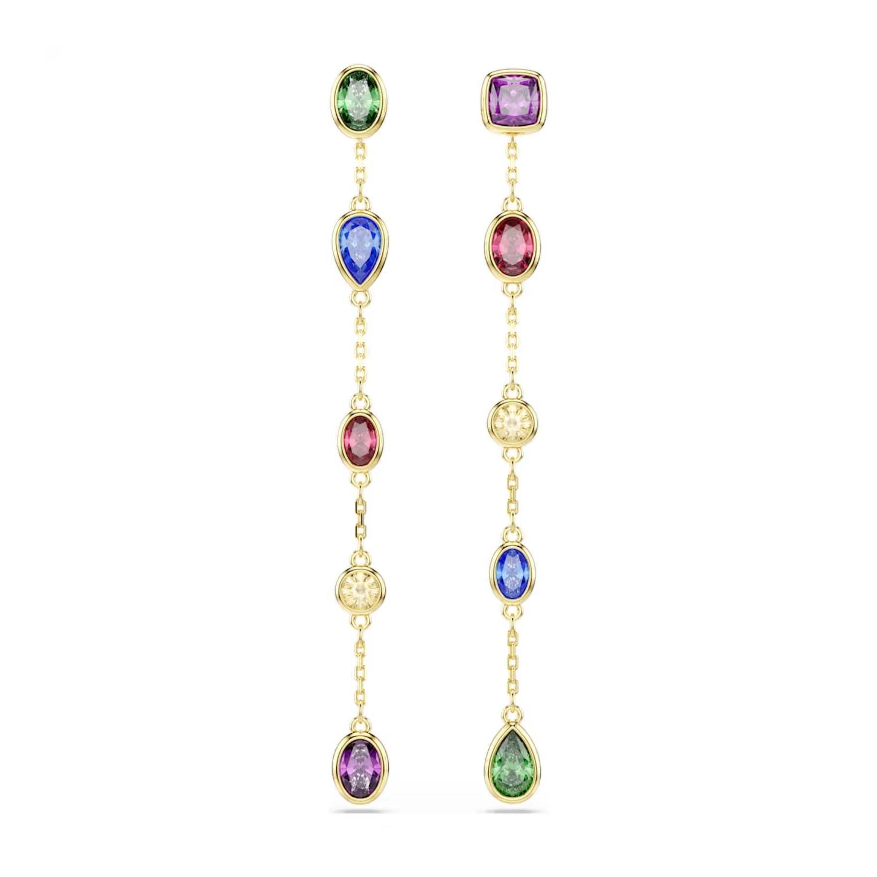 Swarovski Imber korvakorut, keltakullattu ja eriväriset zirkonit, 5753289