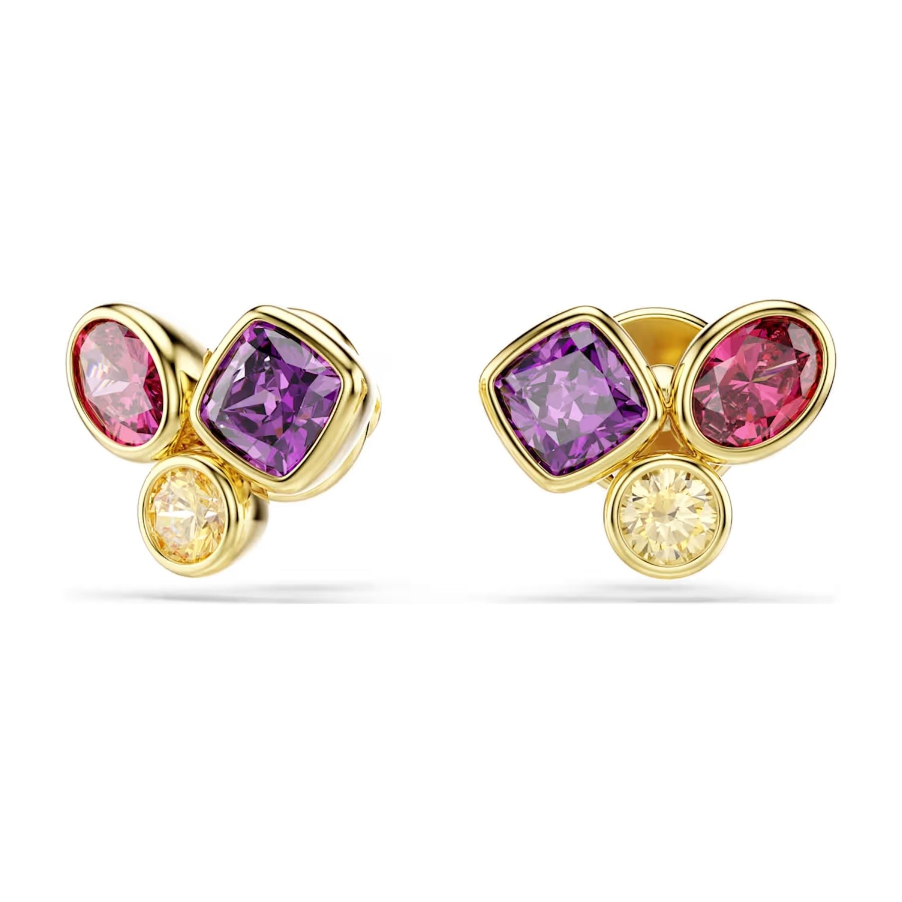 Swarovski Imber korvakorut, keltakullattu ja eriväriset zirkonit, 5760019