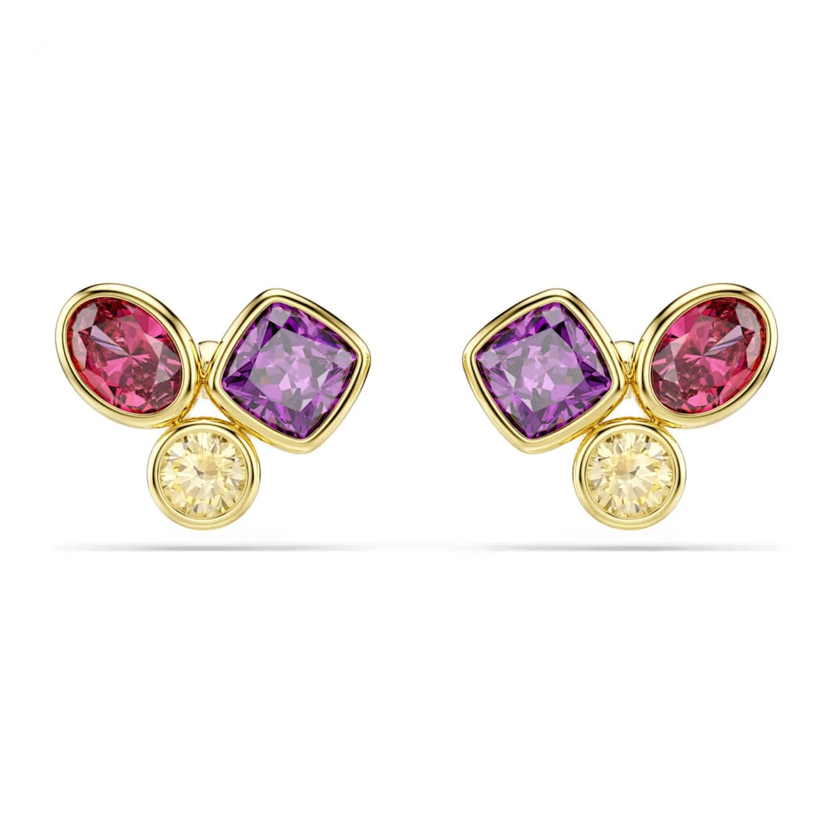 Swarovski Imber korvakorut, keltakullattu ja eriväriset zirkonit, 5760019