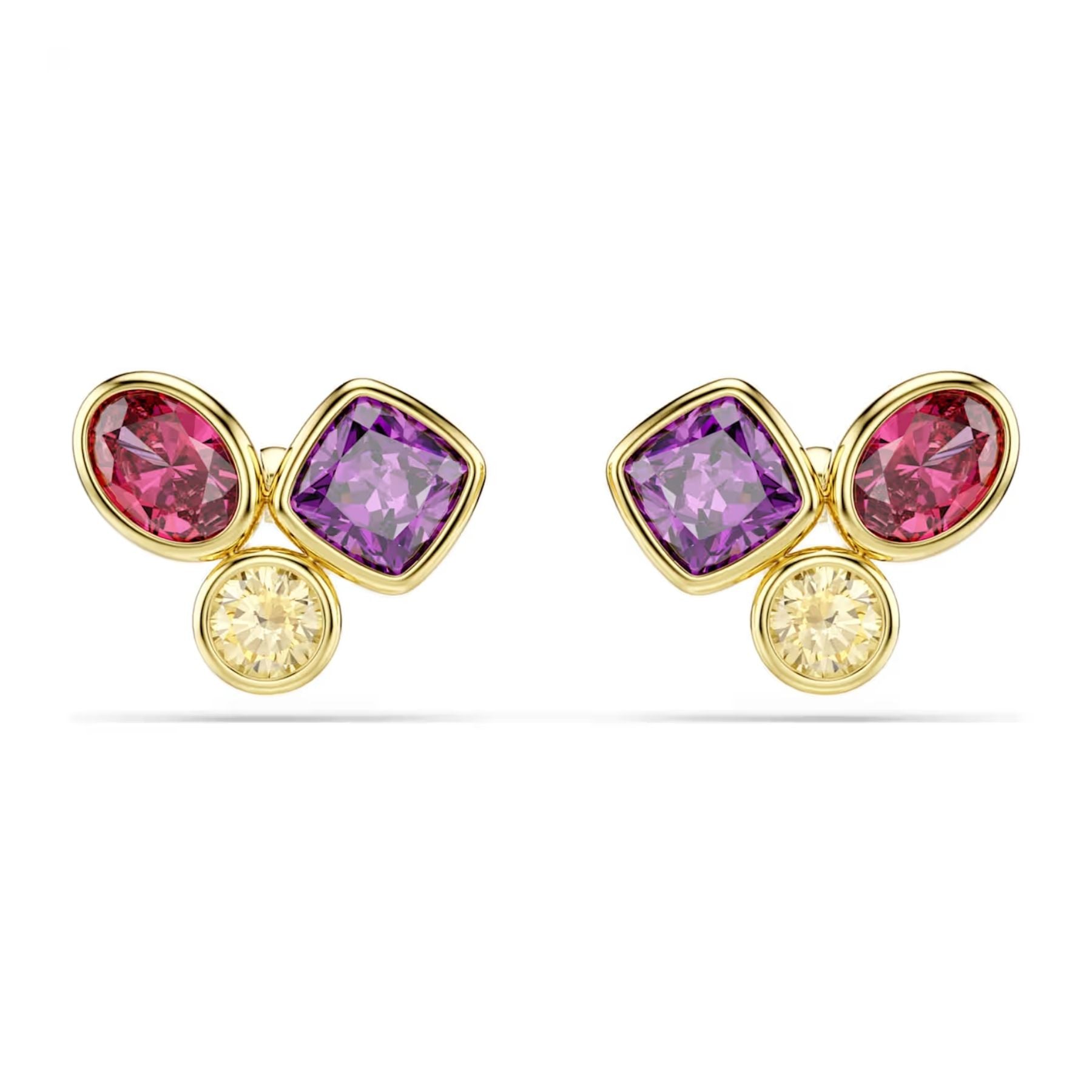 Swarovski Imber korvakorut, keltakullattu ja eriväriset zirkonit, 5760019