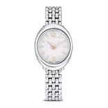 Swarovski Imber oval rannekello, vaalea metalli ja kirkkaat kristallit, 5717590