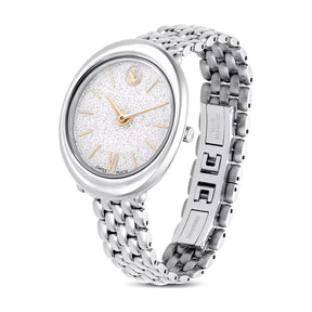 Swarovski Imber oval rannekello, vaalea metalli ja kirkkaat kristallit, 5717590