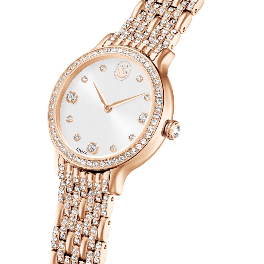 Swarovski Imber rannekello, ruusukullanvärinen ja kirkkaat kristallit, 5713883
