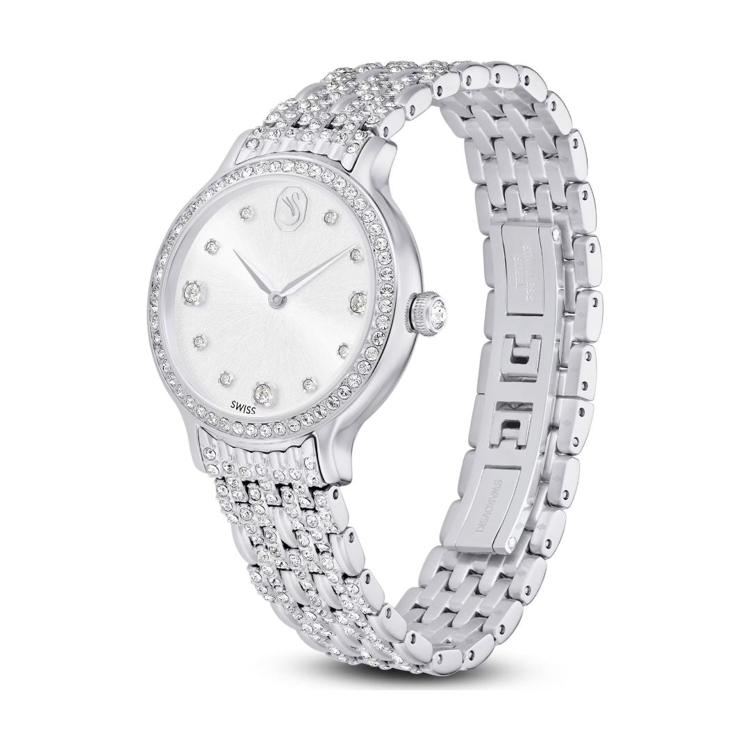 Swarovski Imber rannekello, vaalea metalli ja kirkkaat kristallit, 5693634