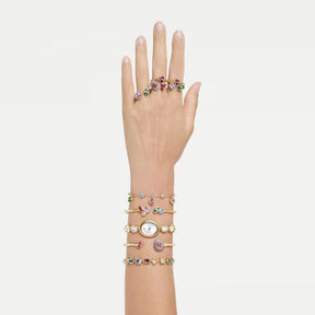 Swarovski Imber rannekoru, keltakullattu ja eriväriset zirkonit, 5759809