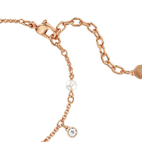 Swarovski Imber rannekoru, rosekullattu, kirkkaat kristallit ja valkoiset helmet, 5754243