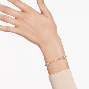 Swarovski Imber rannekoru, keltakullanväri ja kirkkaat kristallit, 5680094