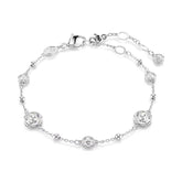 Swarovski Imber rannekoru, vaalea metalli ja kirkkaat kristallit, 5696079