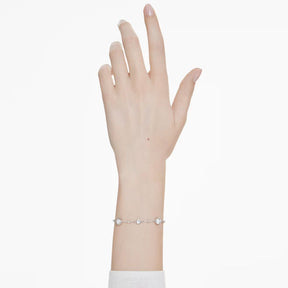 Swarovski Imber rannekoru, vaalea metalli ja kirkkaat kristallit, 5696079