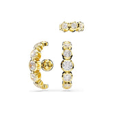 Swarovski Imber rengaskorvakorut ja ear cuff, keltakullanväri ja kirkkaat kristallit, 5711482