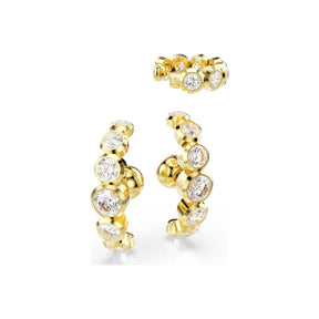 Swarovski Imber rengaskorvakorut ja ear cuff, keltakullanväri ja kirkkaat kristallit, 5711482