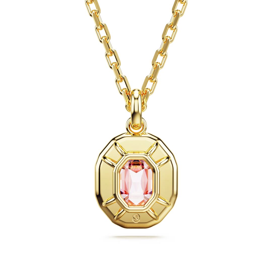 Swarovski Imber riipus, keltakullattu ja vaaleanpunainen kristalli, 5682531