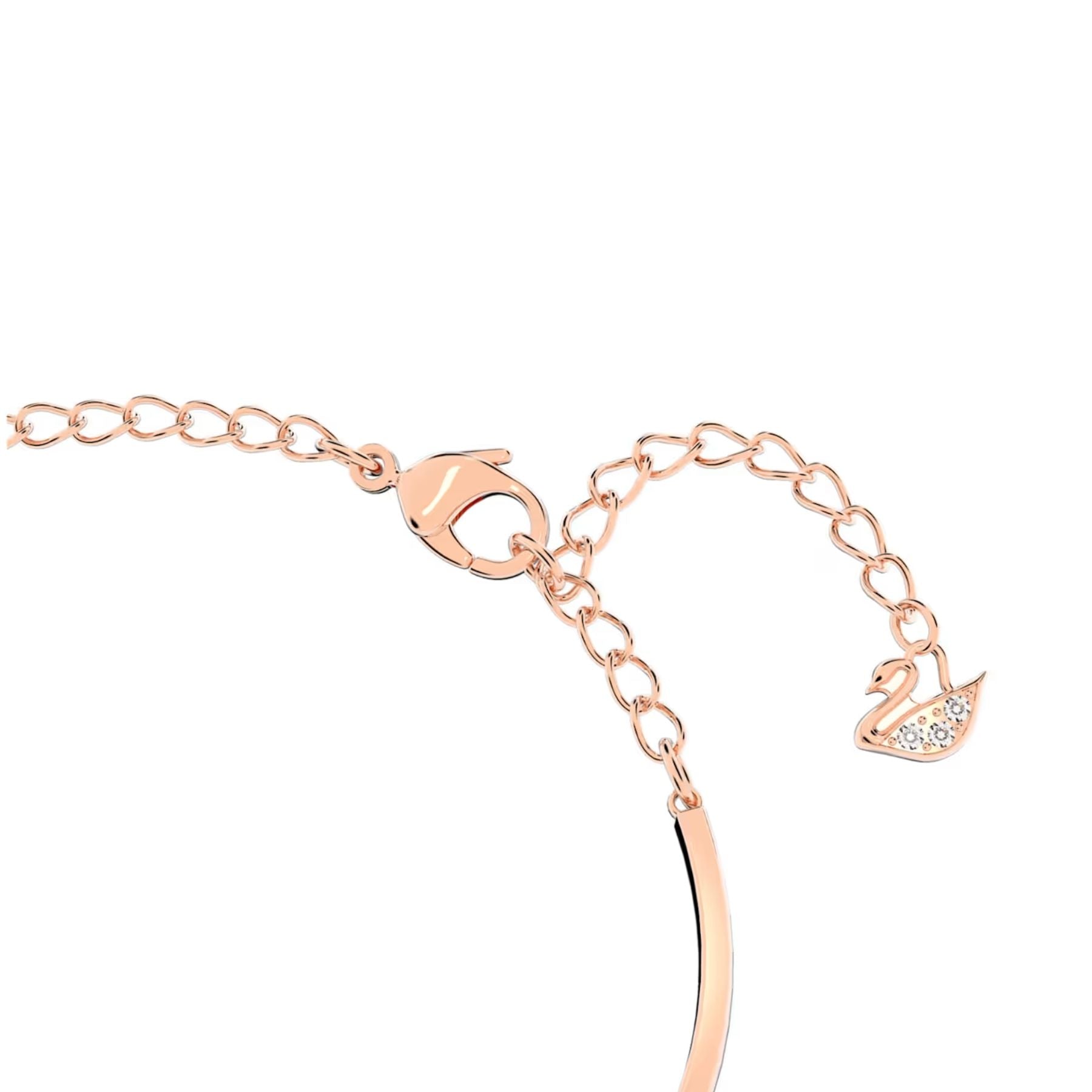 Swarovski Infinity Heart crystal bracelet, gold coloured