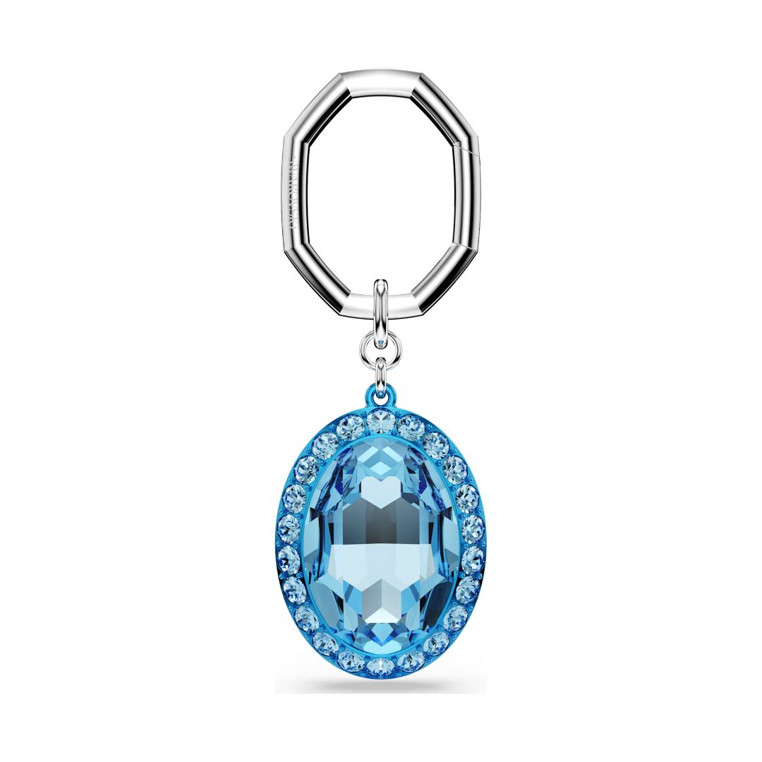 Swarovski Infinity avaimenperä, hopeanvärinen, siniset kristallit, 5666644