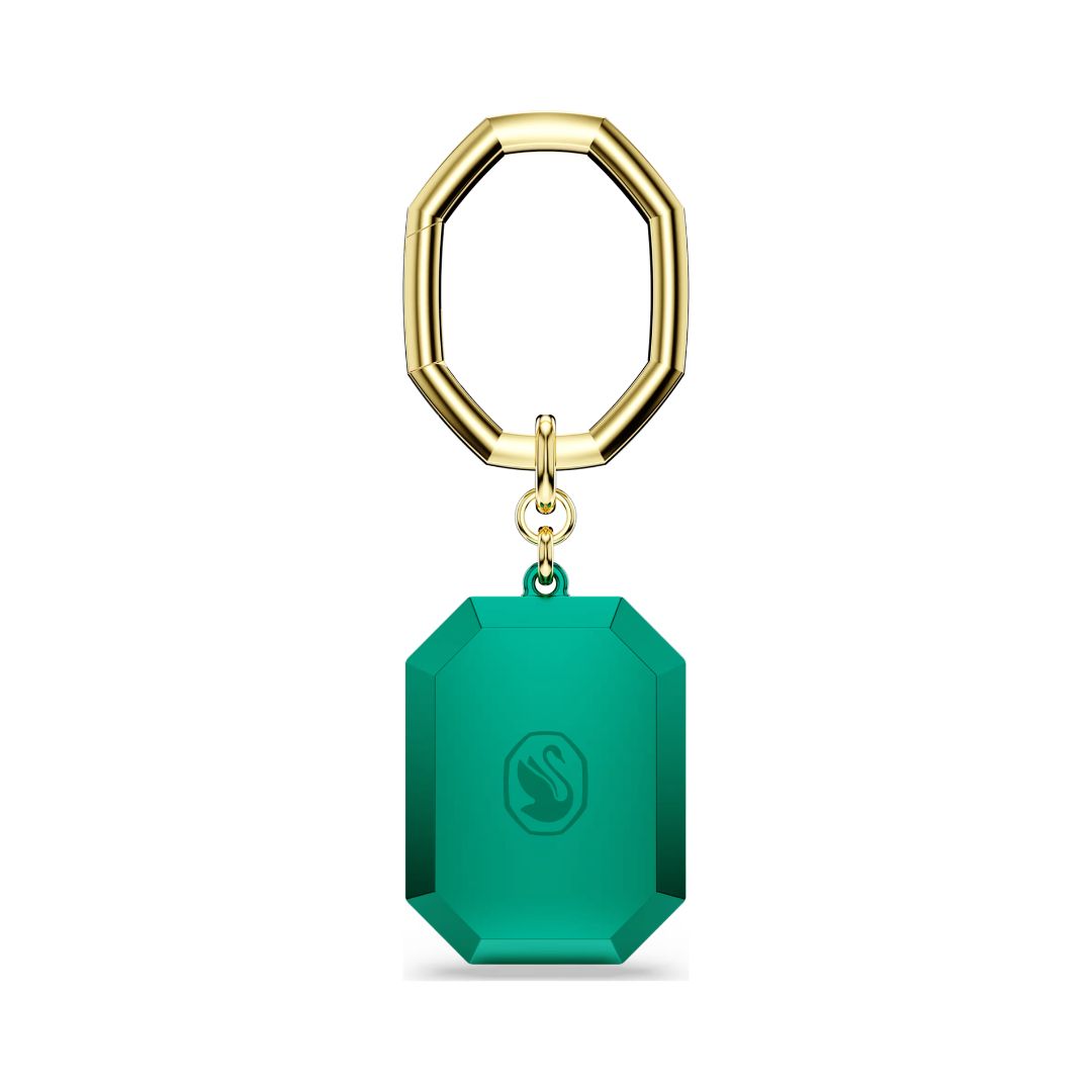 Swarovski Infinity avaimenperä, keltakullanvärinen, vihreät kristallit 5666643