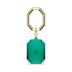 Swarovski Infinity avaimenperä, keltakullanvärinen, vihreät kristallit 5666643