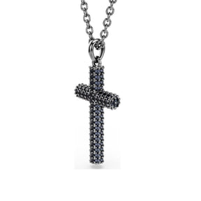 Swarovski Insigne ristiriipus, tumma metalli ja harmaat kristallit 5727985