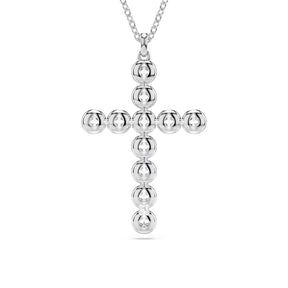 Swarovski Insigne ristiriipus, vaalea metalli ja kirkkaat kristallit