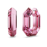 Swarovski Lucent rengaskorvakorut, vaaleanpunainen metalli ja kristallit 5680783