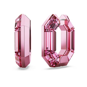 Swarovski Lucent rengaskorvakorut, vaaleanpunainen metalli ja kristallit 5680783