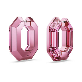 Swarovski Lucent rengaskorvakorut, vaaleanpunainen metalli ja kristallit 5680783