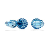 Swarovski Lucent korvakorut, sininen metalli ja siniset kristallit 5680693
