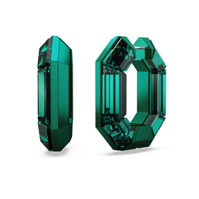 Swarovski Lucent rengaskorvakorut, vihreä metalli ja vihreät kristallit 5680786