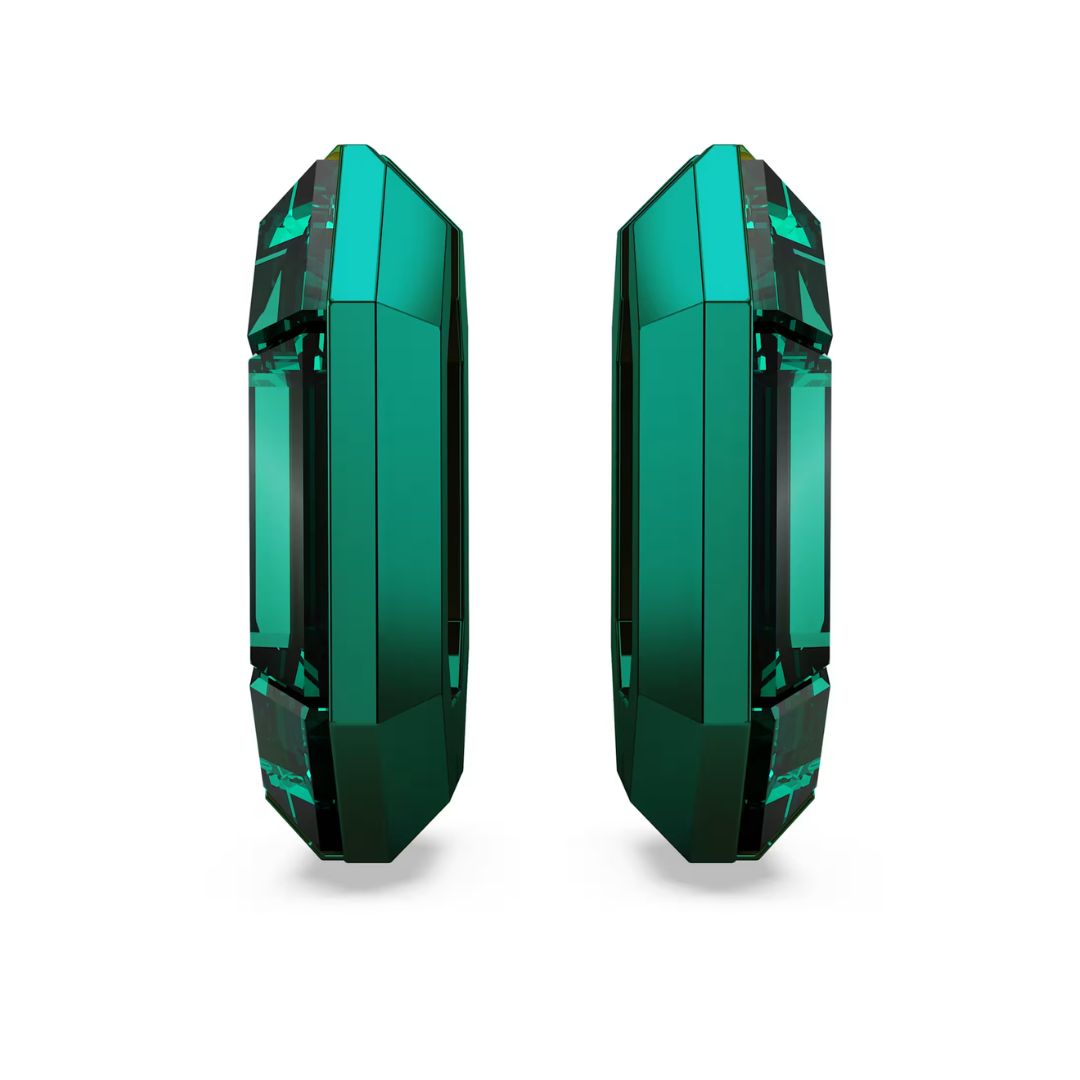 Swarovski Lucent rengaskorvakorut, vihreä metalli ja vihreät kristallit 5680786