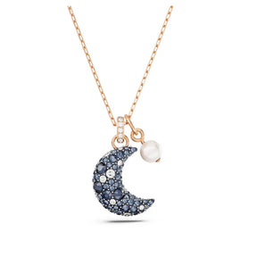 Swarovski Luna riipus, ruusukullanväri ja eri väriset kristallit 5671585