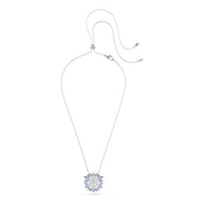 Swarovski Magic Snowflake riipus ja rintakoru, vaalea metalli ja siniset kristallit 5737619
