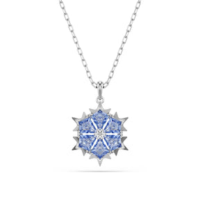 Swarovski Magic Snowflake riipus, vaalea metalli ja siniset kristallit 5735399