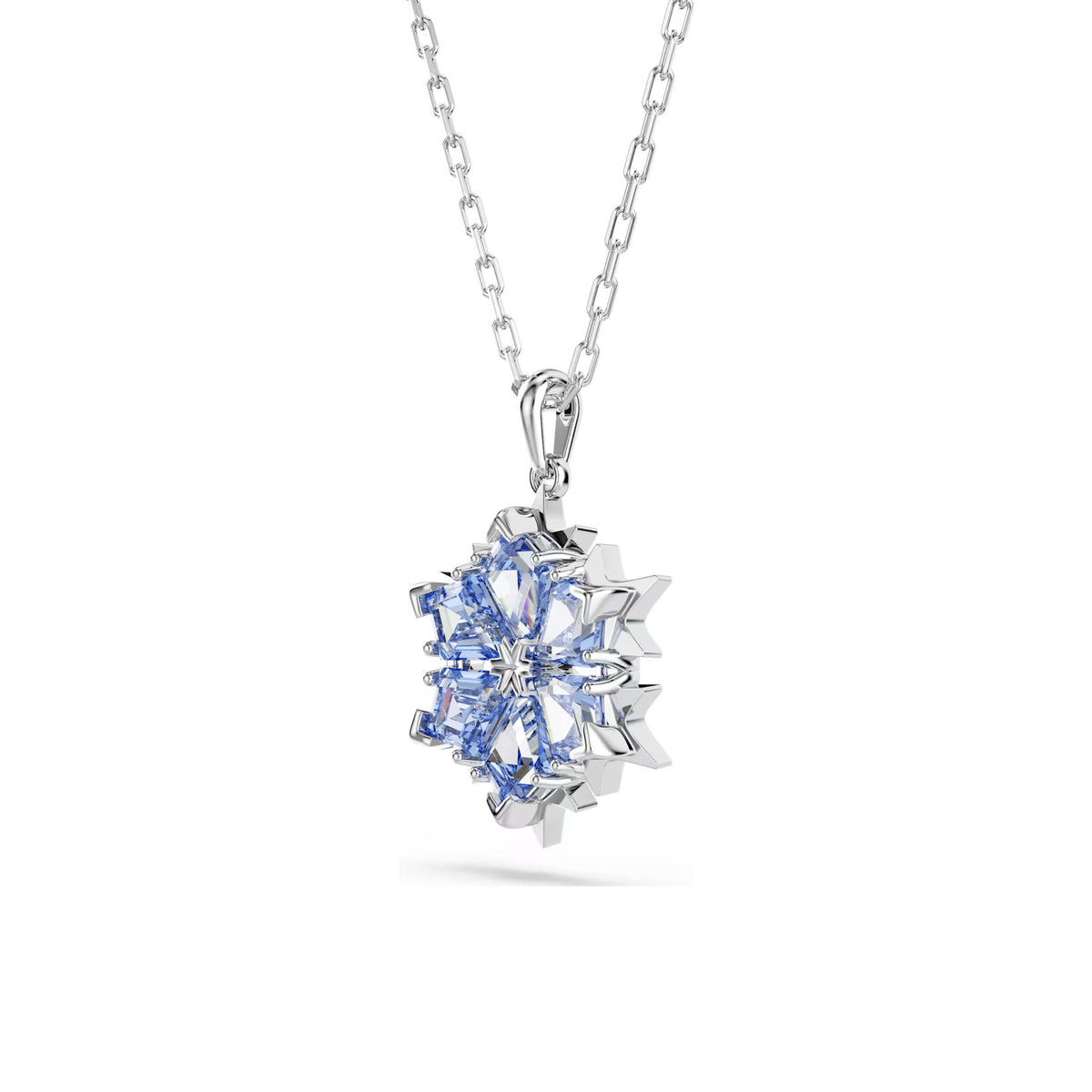 Swarovski Magic Snowflake riipus, vaalea metalli ja siniset kristallit 5735399