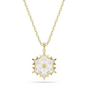 Swarovski Magic korusetti, riipus ja korvakorut, keltakullattu ja kirkkaat zirkonit, 5758002