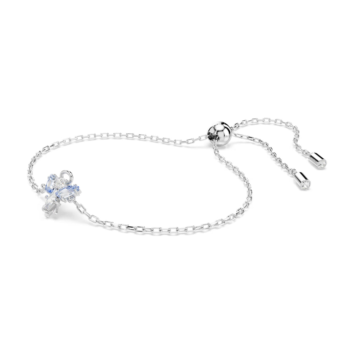 Swarovski Magic rannekoru, vaalea metalli ja siniset kristallit, 5734263