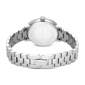 Swarovski Matrix 3-link rannekello, hopeanväri ja kirkkaat kristallit, 5706182