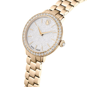 Swarovski Matrix 3-link rannekello, samppanjakullanväri ja kirkkaat kristallit, 5715026