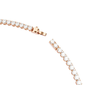 Swarovski Matrix Tennis kaulakoru, rosekullattu ja kirkkaat zirkonit, 5764194