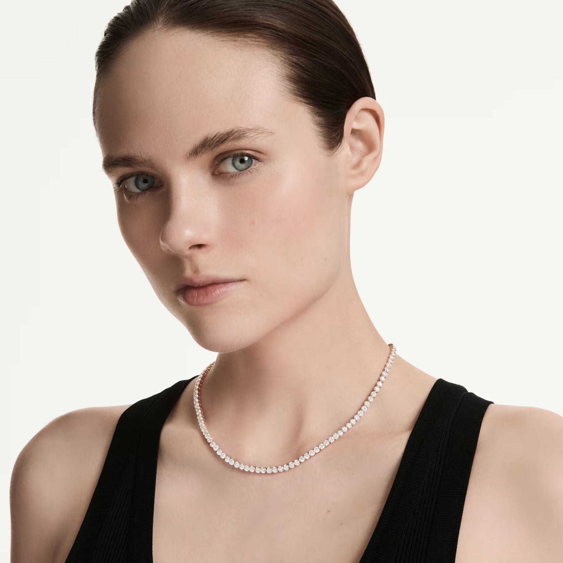 Swarovski Matrix Tennis kaulakoru, rosekullattu ja kirkkaat zirkonit, 5764194