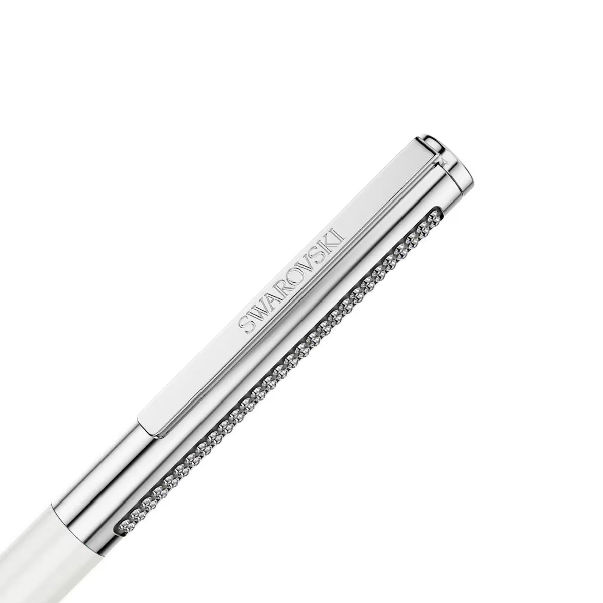 Swarovski Matrix Tennis kuulakärkikynä, valkoinen ja kromipinnoitettu, 5740679
