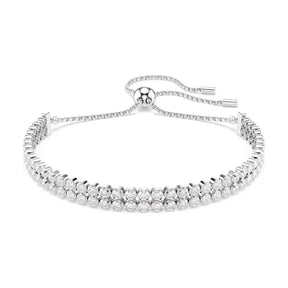 Swarovski Matrix Tennis rannekoru, vaalea metalli ja kirkkaat kristallit, 5678252