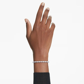 Swarovski Matrix Tennis rannekoru, vaalea metalli ja kirkkaat kristallit, 5707200