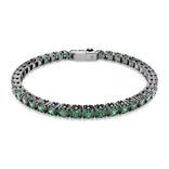 Swarovski Matrix Tennis rannekoru, vihreät kristallit