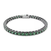 Swarovski Matrix Tennis rannekoru, vihreät kristallit