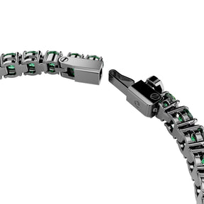 Swarovski Matrix Tennis rannekoru, vihreät kristallit