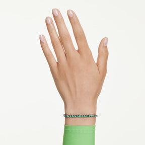 Swarovski Matrix Tennis rannekoru, vihreät kristallit